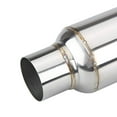 thumbnail image 4 of LCGP Entrada y salida de 2,5"" Resonador universal Silenciador de largo rendimiento de 16"" Soldable Diseño recto Tono profundo, 4 of 5