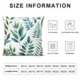 thumbnail image 6 of JRXY Floral Pillow Covers, Watercolor Floral Botanical Beige Art Backdrop Berries Blue Double Sided Decorative Pillows Cases Throw Pillows Covers,2 pcs White, 6 of 6