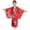 C-5211Red, variant on TEDOYE Toddler Japanese Traditional Dress Kimono Robe For Kids Girls Yukata Kimono Anime Robe Classic Wear, 5-6 Years