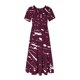 thumbnail image 4 of Vestido de Manga Corta para Mujeres Vestido de Verano de Cuello Redondo Impreso, Poliéster de Tamaño Verdadero Diario Y Vestido de Fiesta, 4 of 4