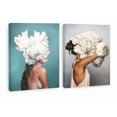 thumbnail image 1 of Set 2 Cuadros Modernos Mujeres Arte Minimalista En Canvas Hd, 1 of 4