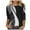 White-01, variant on HTNBO 3/4 Sleeve Shirts for Women Casual Round Neck Tops Women's Winter Trends