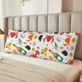 thumbnail image 4 of KLL Ultra Soft Microfiber Body Pillow Cover/Pillowcases 20"x54" with Hidden Zipper Closure-Crabs Shrimps, 4 of 5