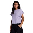 thumbnail image 2 of RBX Active Women's Cotton Blend Keyhole Back Fashion Workout Yoga Top, 2 of 5