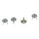 thumbnail image 2 of 300 x Remaches de Cristal Pernos Redondos Clavos de Plata Tachonados de Diamante de Imitacion de Metal 7 mm, 2 of 4
