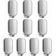 thumbnail image 1 of Self Adhesive Hooks - Pack Of 10 Wall Door Hooks Stick On / Sticky Hooks For Bathroom Kitchen Hanging Coat Cloth Towel Key - Stainless Steel, Waterpro, 1 of 5