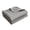 Dark gray, variant on Retro Solid-Color Quilted Summer Lightweight Quilt, Reversible Microfiber Quilt with Imperial Style, Comfortable and Cool Air-Conditioning Quilt, Suitable for All Seasons,Champagne-colored,100x150cm
