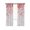 Red, variant on Yellow Polka Dot Blackout Curtains, Light Blocking Print Window Curtains, Ombre Abstract White Monochrome Thermal Insulated Window Drapes for Living Room Kitchen Cafe 2 Panels, 104"W x 72"L
