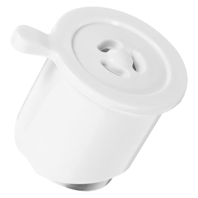 DEEPCRAFF Pressure Cooker Steam Release Handle Replacement White Plastic and Stainless Steel Valve