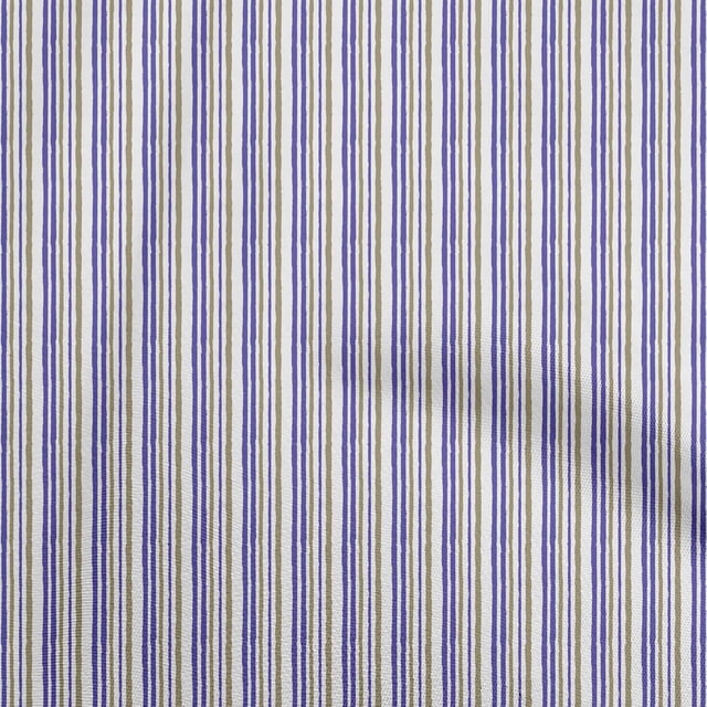 oneOone Tissu Polyester Spandex Violet Rayures Tissu pour Robe Tissu Imprimé au Mètre 56 Pouces de Large