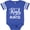 Football Blue and White, variant on Inktastic Gift for Aunts | One of a Kind Auntie (white) Girls Baby Bodysuit