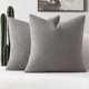 thumbnail image 4 of Funda de cojín decorativa de 45 x 45 cm, de felpa rizada de piel sintética, para sofá, sillón, dormitorio, sala de estar. Suave, cálida y acogedora. Funda de almohada decorativa con cremallera, 4 of 7