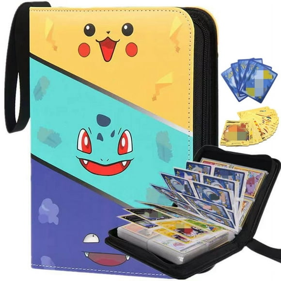 Champhox 480 Pokemo Cards Trading Cards Binder Album , Baseball Cards, Basketball Cards Monopoly Deal Cards (Not Included Cards)