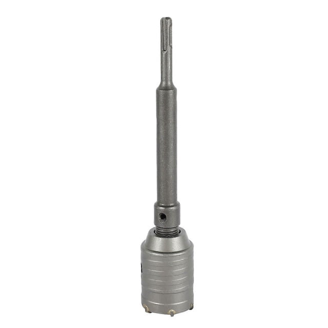 1 Set 50Mm Sds Plus Concrete Cement Stone Wall Drill Bit With 200Mm Connecting Rod Wrench
