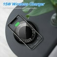 thumbnail image 2 of Chargeur USB Sans Fil Sortie Stable QI 10W 15W Pad de Charge Efficace pour Téléphone Intelligent, 2 of 10