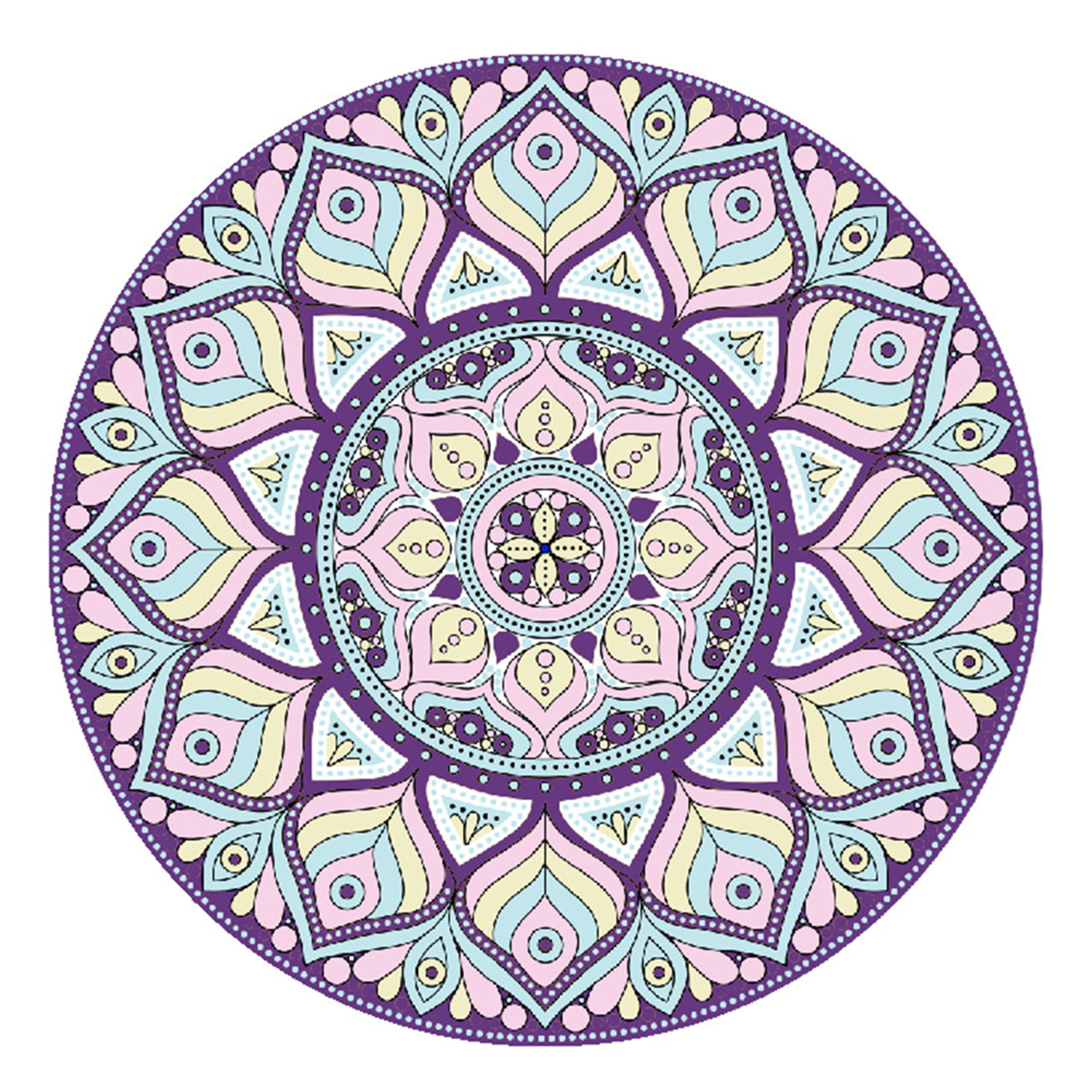 Boho Mandala Tapestry Hippie Shawl Round Beach Yoga Mat Lotus Blanket Decoration 