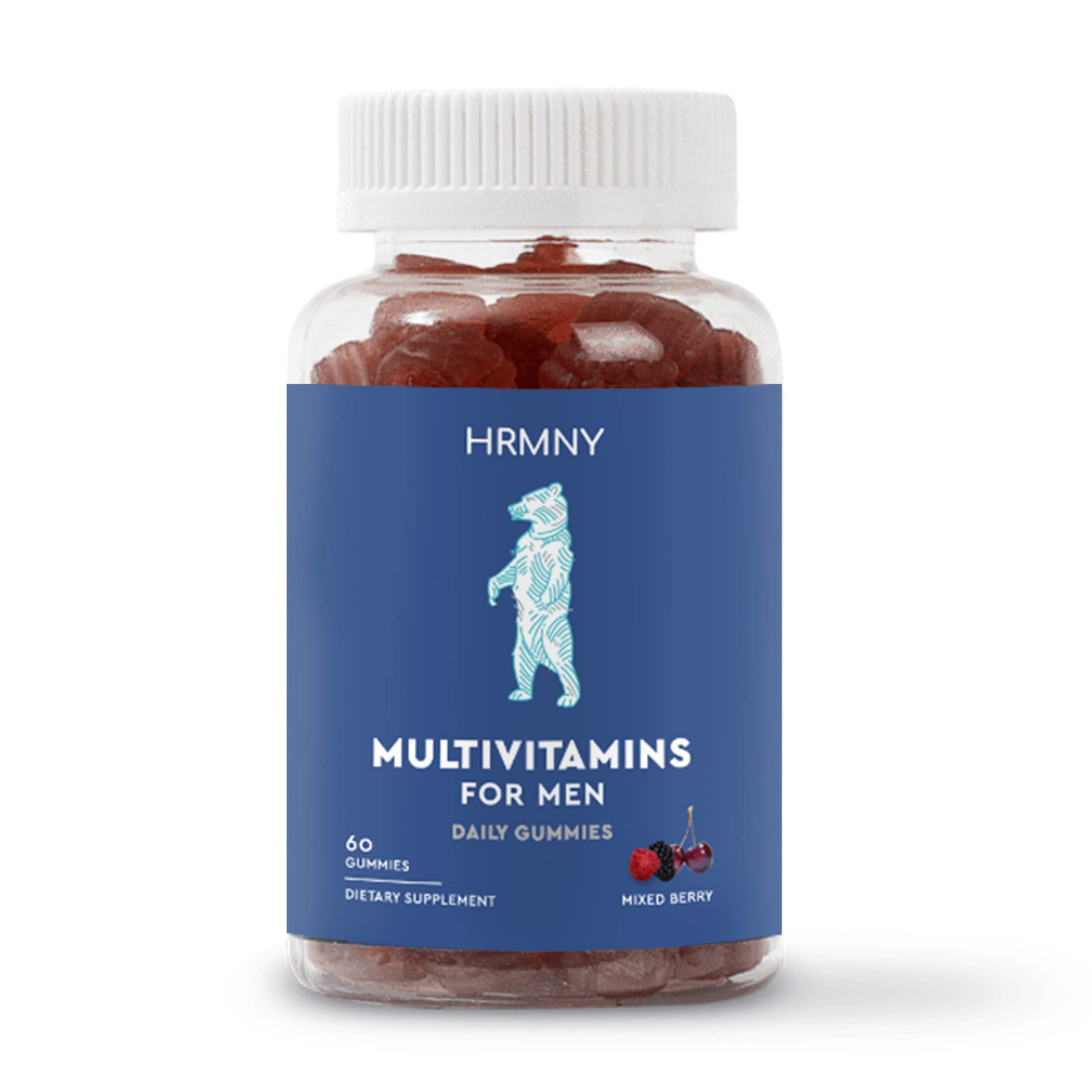 HRMNY Daily Gummy Multivitamins for Men (60 Vegetarian Gummies