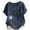 M1-Navy Tops, variant on Summer Short Sleeve T-Shirts for Women Quick Dry Lightweight Floral Graphic Tees Casual Crew Neck Loose Linen Tee Shirts Navy Tops,Size S-2XL