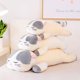thumbnail image 4 of Almohada para niños Animal de peluche Gato Almohadas de felpa Gatito suave Regalos para niños pequeños y niñas 18 pulgadas Gris JFHHH pequeña, 4 of 5