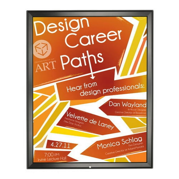 MT Displays Lockable Snap Picture Frame