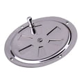 thumbnail image 4 of 1 Piece Air Vent Wholesale price For RV Round Louvered Ventilator Cover Silver Stainless Steel 316 For Boat Marine, 4 of 4