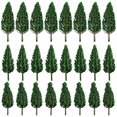 thumbnail image 3 of Estbridge Mini Arbres en Plastique pour Bricolage Maquettes Paysage Paysage Train Maquettes 24 Pcs, 3 of 4