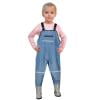 Summer Baby Girls Rompers Chest Youth Water Proof Hunt & Fishing Waders With Pockets Boots Blue Infant Boy Clothes