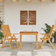 thumbnail image 1 of vidaXL 3 Piece Garden Dining Set Solid Wood Acacia, 1 of 5