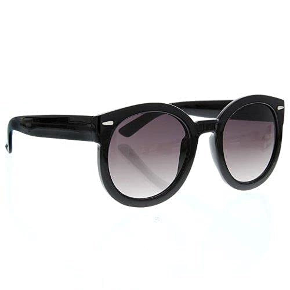 grinderPUNCH Oversized Polarized Round Adult Sunglasses Thick Glasses Frame for Female