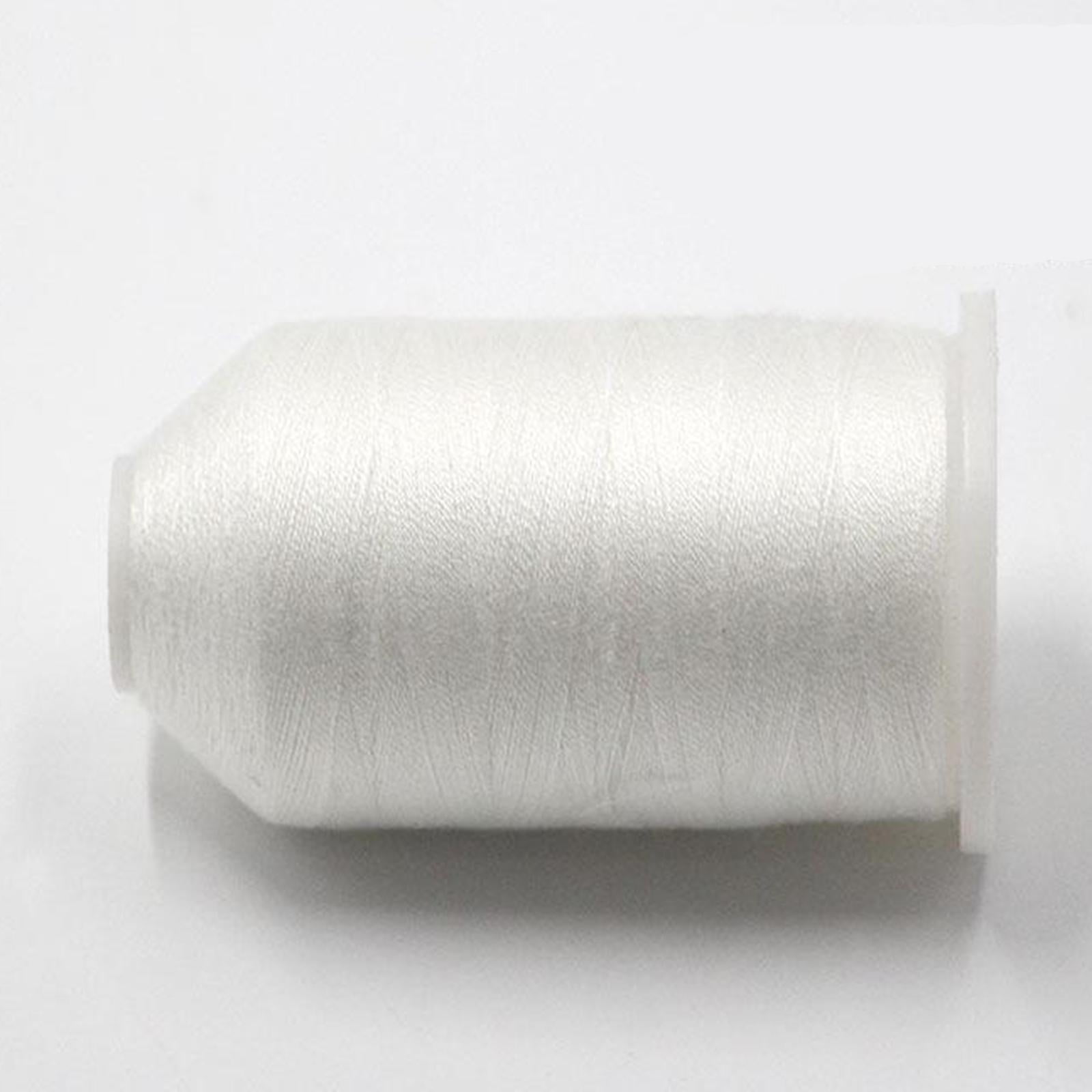 1094 Yard White 402 Water Soluble Sewing Thread for Garment DIY Dressmaker, Size: 1000M