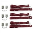 thumbnail image 1 of Camaro 1970-1981 Standard 2 Point Burgandy Lap Bench Seat Belt Kit with Bracketry - 3 Belts, 1 of 1