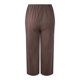 thumbnail image 3 of Gibobby pantalones termicos mujer Pantalones bombachos de algodón rectos de lino sueltos para mujer, pantalones anchos de verano, pantalones informales (Café, XL), 3 of 5