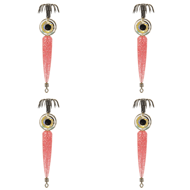 Lámpara LED Subacuática para Pesca Calamar Con LED para Cebo Peces (rosa)