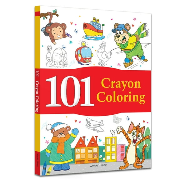 101 Fun Activities 101 Crayon Coloring, (Paperback)