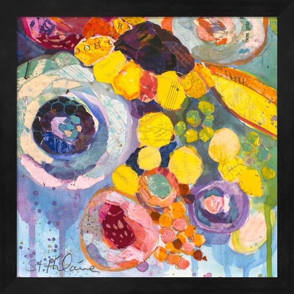 Bold Blooms V by Elizabeth St. Hilaire, Framed Wall Art, 13.25W x 13.25H