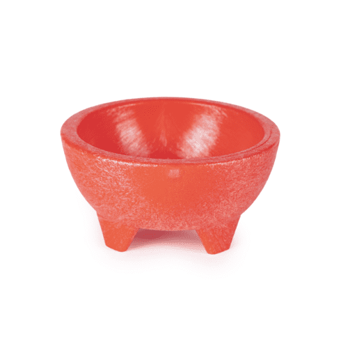 FSE Molcajete Mediano, 8 oz., 4" dia. x 1-1/2" deep, microwavable and dishwasher safe, polypropylene, red, NSF (24 each per case)