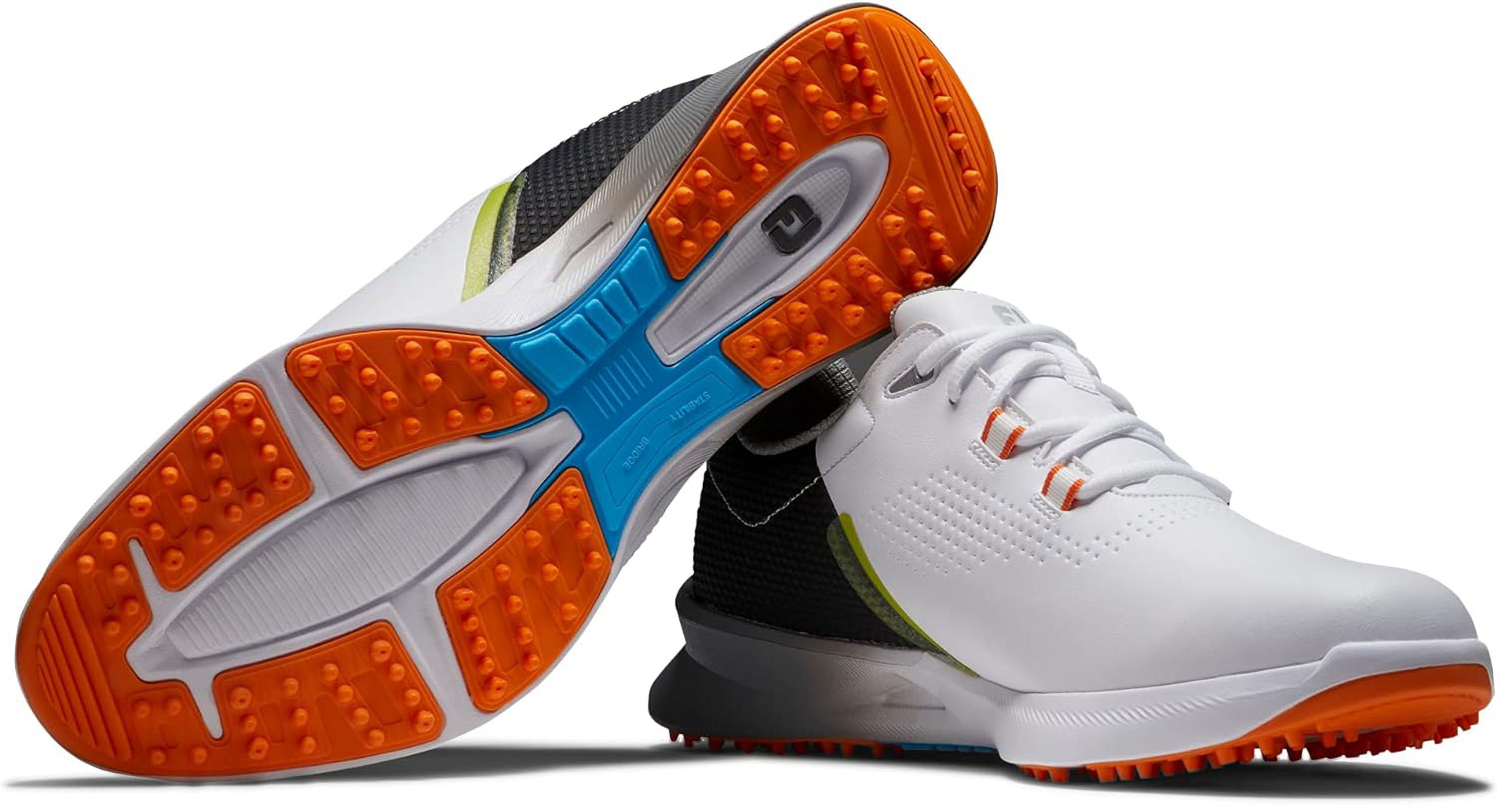NEW FootJoy Men\'s Fuel SL Golf Shoes 55420 White/orange 11.5 M FJ Fuel - FootJoy main image 3