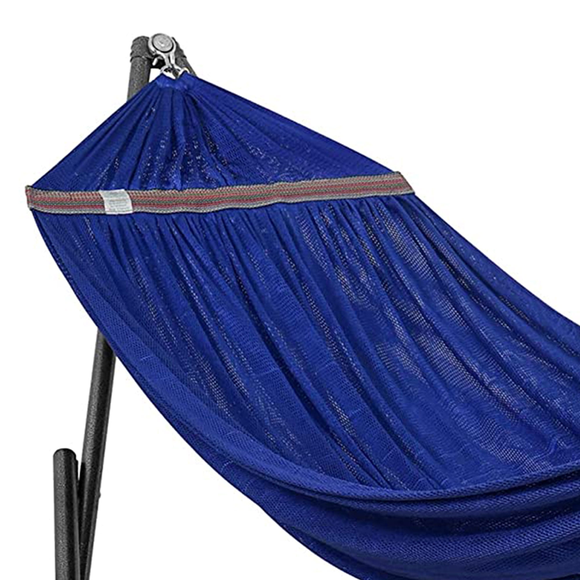 Tranquillo Universal 106.5" Double Hammock w/ Adjustable Stand & Bag, Blue