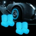 thumbnail image 5 of Tire air caps, Glowing tire caps, Universal tire caps for Cars Trucks Motorcycles SUVs and Bikes Glow in The Dark stem caps (Orange-20PCS), 5 of 7