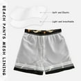 thumbnail image 3 of FORMRS Boys Swim Trunks Quick Dry Mesh Liner Boardshorts Sizes XS-XL, Black Halloween Dancing, 3 of 7