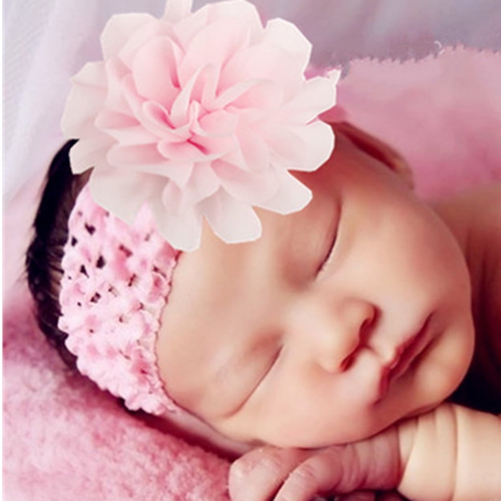 flower baby headband