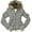 1-Grey, variant on Womens Fuzzy Trim Zip-Up Hoodies Lining Casual /Loose Long Sleeve Hooded Sweatshirt Jacket with Pockets 2025 Fall Winter Plain Stylish Outwear Clothes 1-Grey M=2