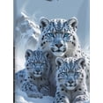 thumbnail image 5 of 3D summer new snow leopard pattern short-sleeved digital printing design T-shirt elements trendy men's casual fashion top, 5 of 6