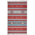 thumbnail image 2 of Nourison Baja Tribal Grey/Red 3'6" x 5'6" Area Rug, (4x6), 2 of 9