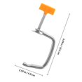 thumbnail image 2 of TABLZONE Pasta Maker Fixing Clip 1Pack Silver Iron Alloy Pasta Making Tool for Pasta Making, 2 of 8