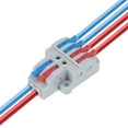 thumbnail image 4 of 10pcs Wire Connectors Butt Terminals Cable Connector Set Lever Lock Connectors Universal Wiring Cable Connector, 4 of 8