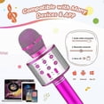 thumbnail image 5 of Purple Fun Toys For 3-12 Year Old Girls, Microphone For Kids Karaoke Microphone Birthday For 5-12 Year Old Boy Toy Microphone For Kids.., 5 of 5