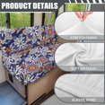 thumbnail image 6 of Uorisanigo Sofa Couch Cushion Covers Stretch RV Dinette Couch Cover Slipcovers - Purple Flower Print Washable Camper Sofa Cover Furniture Protector for RV Car Bench, 6 of 7