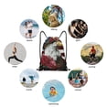 thumbnail image 6 of Gaeub Eagle With Hat And Roses Drawstring Backpack Bag Sport Gym Sackpack Heavy Duty String Backpack for Men Women-Medium, 6 of 6