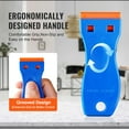 thumbnail image 4 of KFFKFF Plastic Blade Scraper Set, Includes 2 Scrapers & 120 Plastic Blades, Ideal for Removing Stickers, Decals, and Paint from Glass & Cars Without Leaving Scratches, Blue, 4 of 9